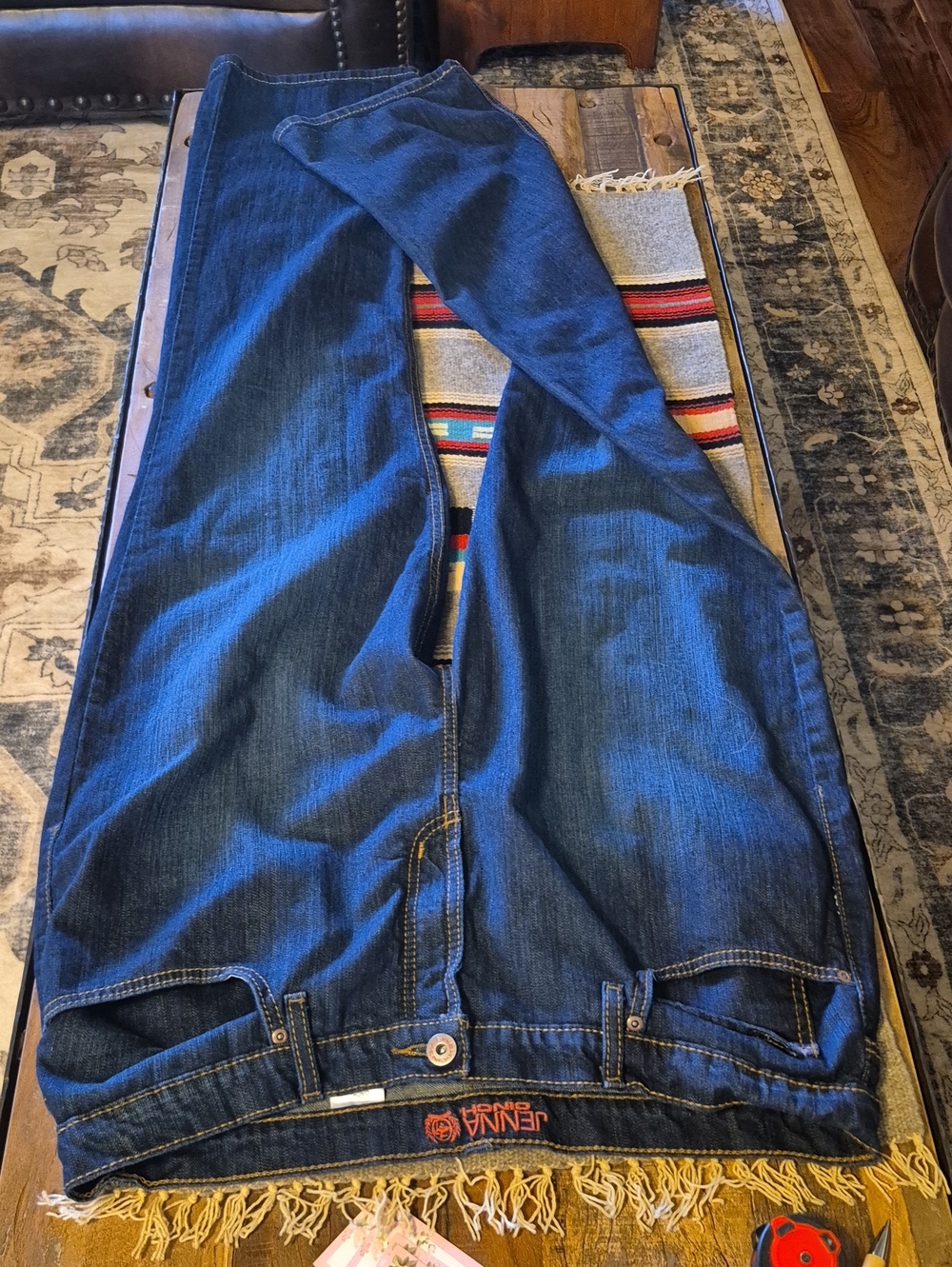 Cinch Jeans "Jenna" Sz 35"×36" 12" Rise.(#3057D) Premium Denim Western Wear. EC.